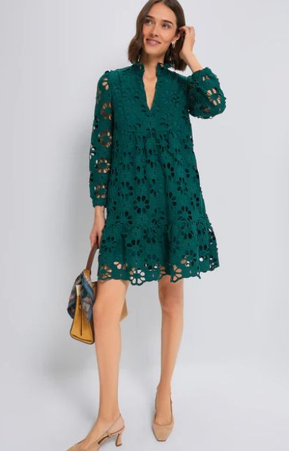 Green Lace Palmerston Dress