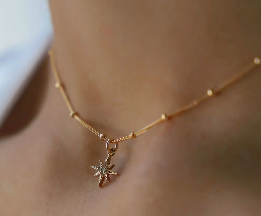 Katie Waltman Starburst Choker (Silver)