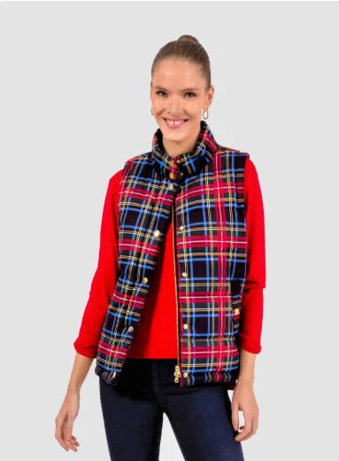 Gretchen Scott Puffer Vest Duke of York (Black Multi)
