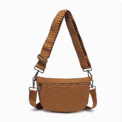 Sol and Selene Ethereal - Woven Neoprene Crossbody Bag (Sand)