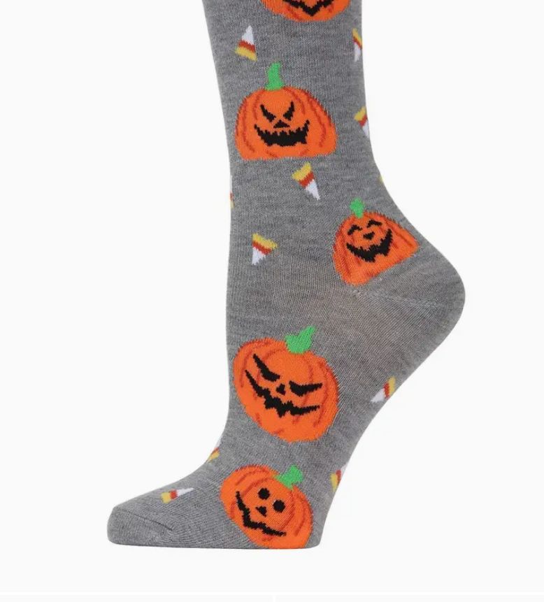 Memoi Jack O&#39;lantern Candy Crew Socks