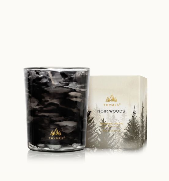 Thymes Noir Woods Votive Candle