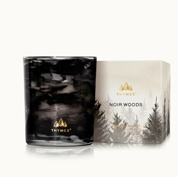 Thymes Noir Woods 6.5 oz Poured Candle