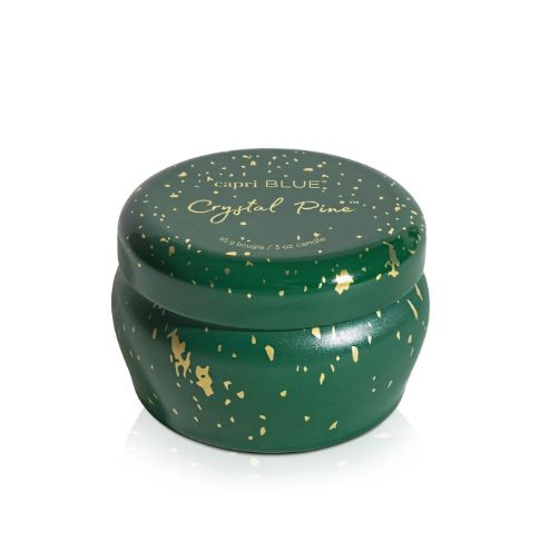Capri BLUE Glimmer Mini Tin 3 oz (Crystal Pine)