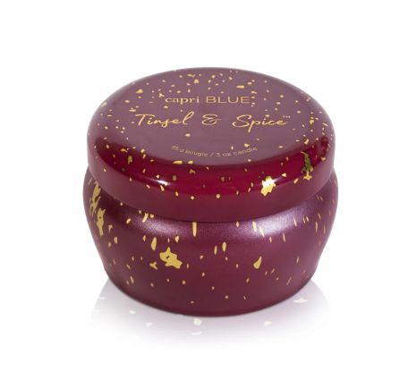 Capri BLUE Glimmer Mini Tin 3 oz (Tinsel &amp; Spice)