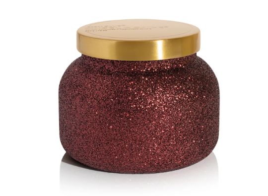 Capri BLUE Glam Signature Tinsel &amp; Spice Candle 19 oz