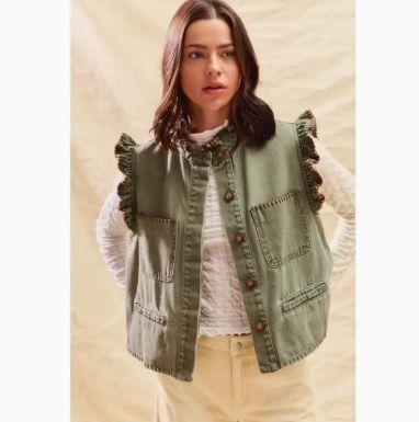 So Me Ruffled Vest