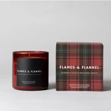 Poured New York Flames and Flannel Candle 10 oz