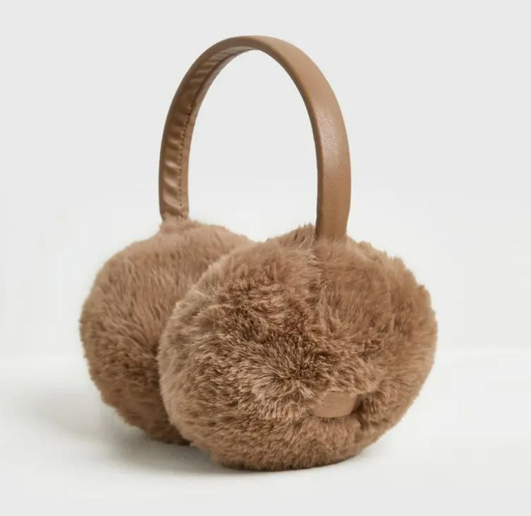 Alice &amp; Wonder Mad Hatter Faux-Fur Earmuff (Taupe)