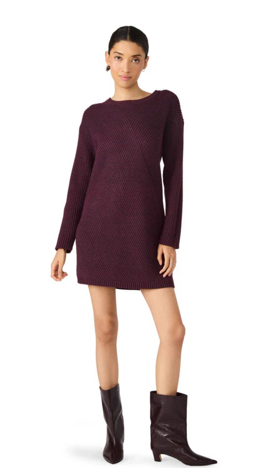 Steve Madden Abbie Sweater Dress (Beet)
