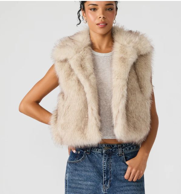 Steve Madden Safira Vest Natural