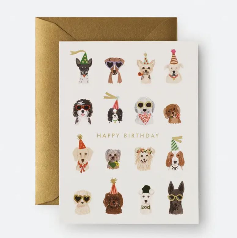 Party Pups Birthday Card