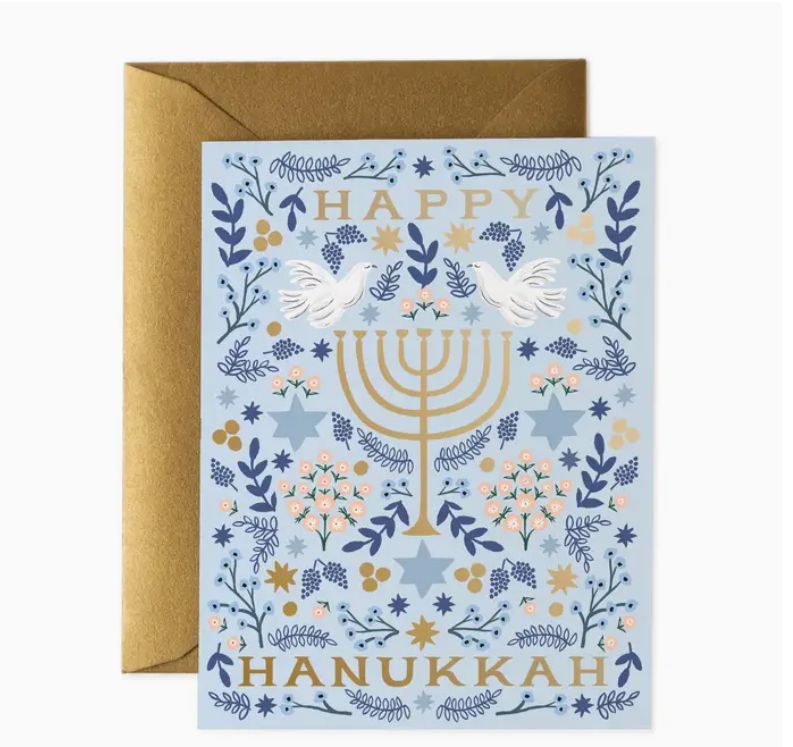 Hanukkah Menorah Card
