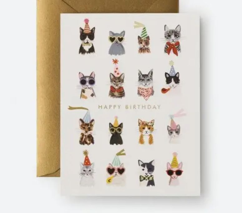 Cool Cats Birthday Card