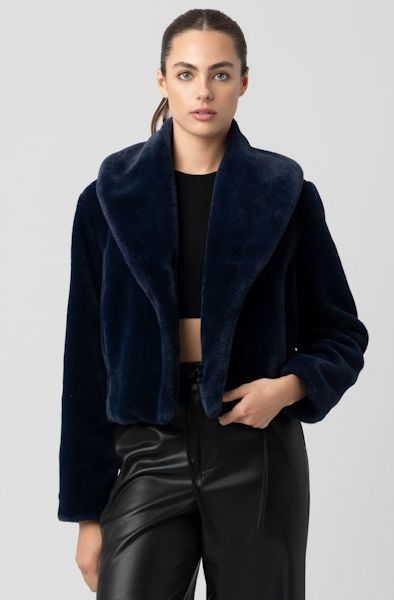 BlankNYC Frost Bite Jacket (Navy)