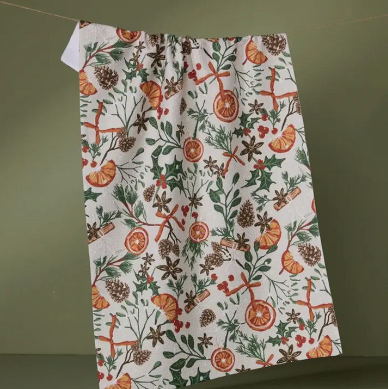 Geometry Canela Tea Towel