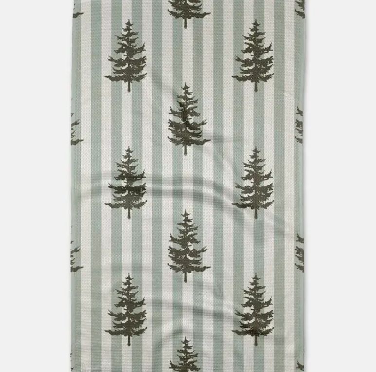 Geometry Fir Real Tea Towel