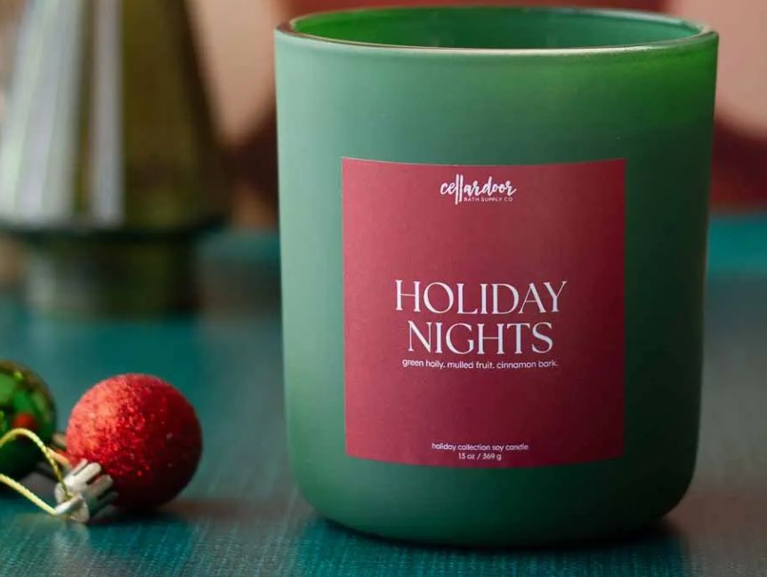 Holiday Nights Double Wick Soy Candle (13 ounce)