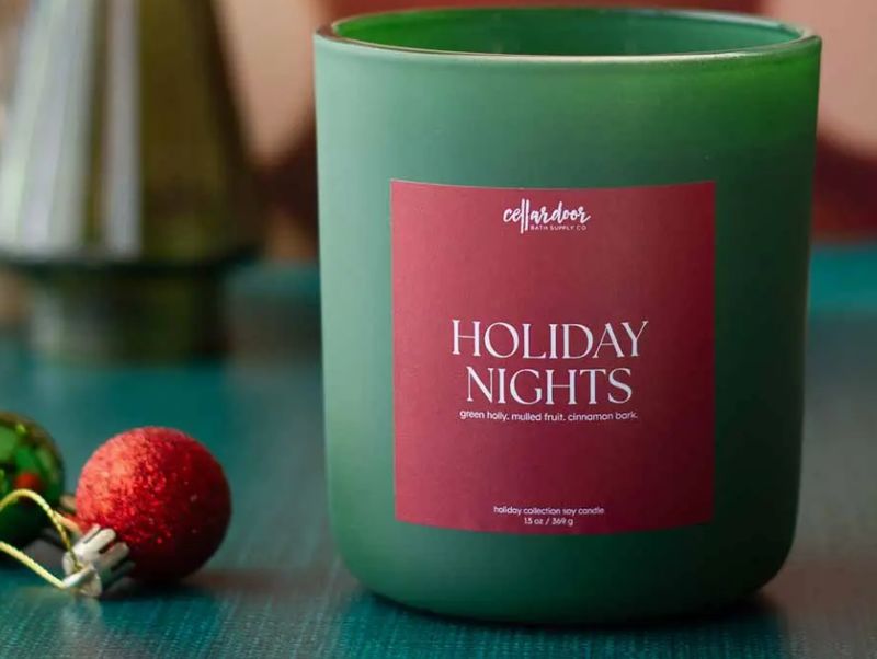 Holiday Nights Double Wick Soy Candle (13 ounce)