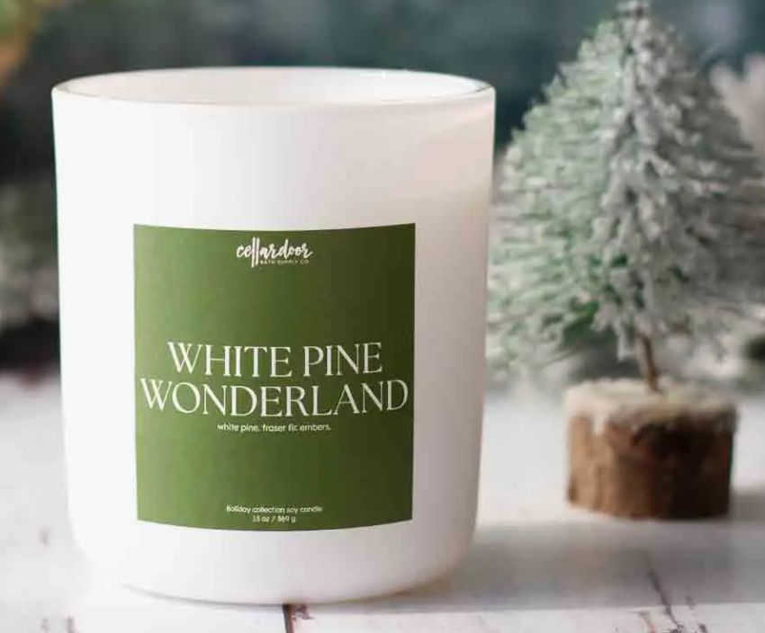 White Pine Wonderland Double Wick Soy Candle (13 ounce)