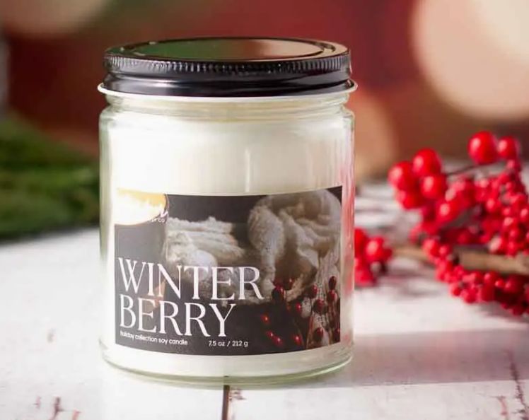 Winter Berry Soy Candle (7.5 ounce)