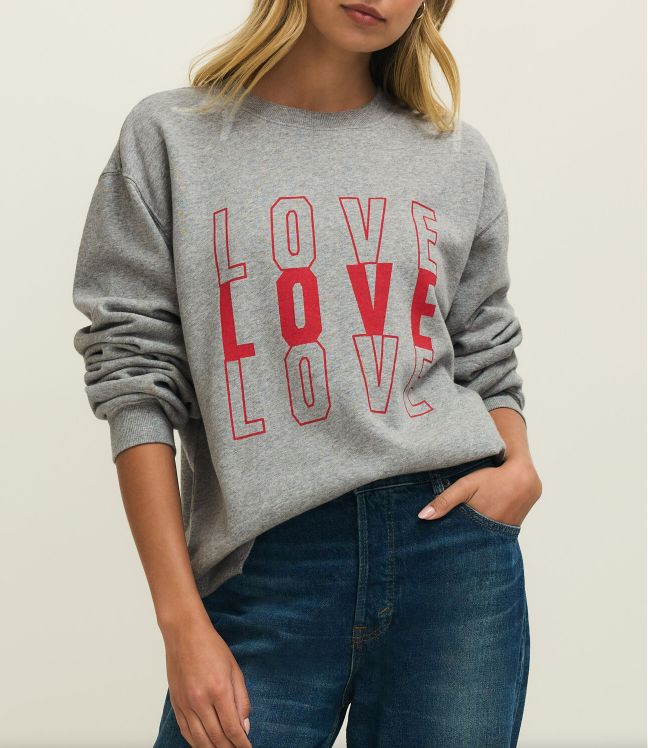 Z Supply Amor Boyfriend Sweatshirt