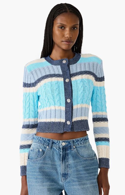 Steve Madden Eviee Sweater Cardigan (Multi)
