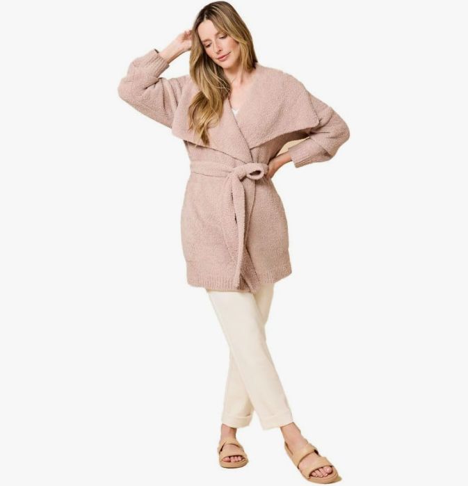 Softies Ultra Marshmallow Wrap Cardigan Coco (XS)