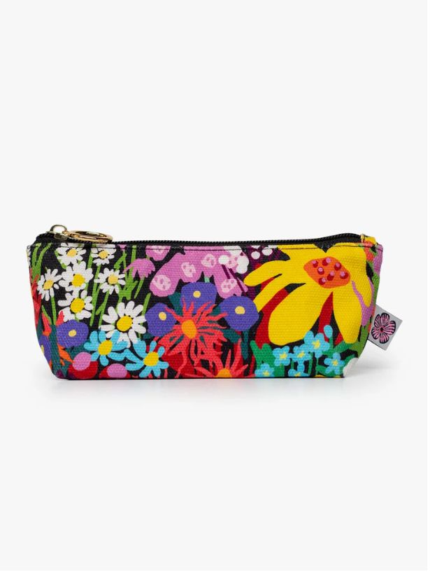 Lesley Evers Pencil Pouch Garden Patch