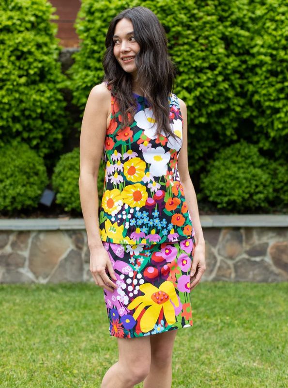 Lesley Evers Stella Top Garden Party