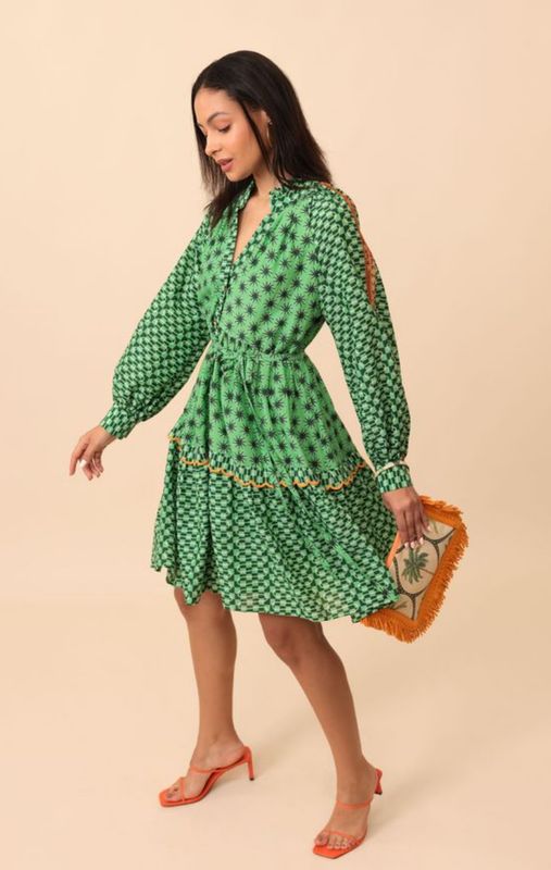 Emily Lovelock Lucy Dress (Retro Green)