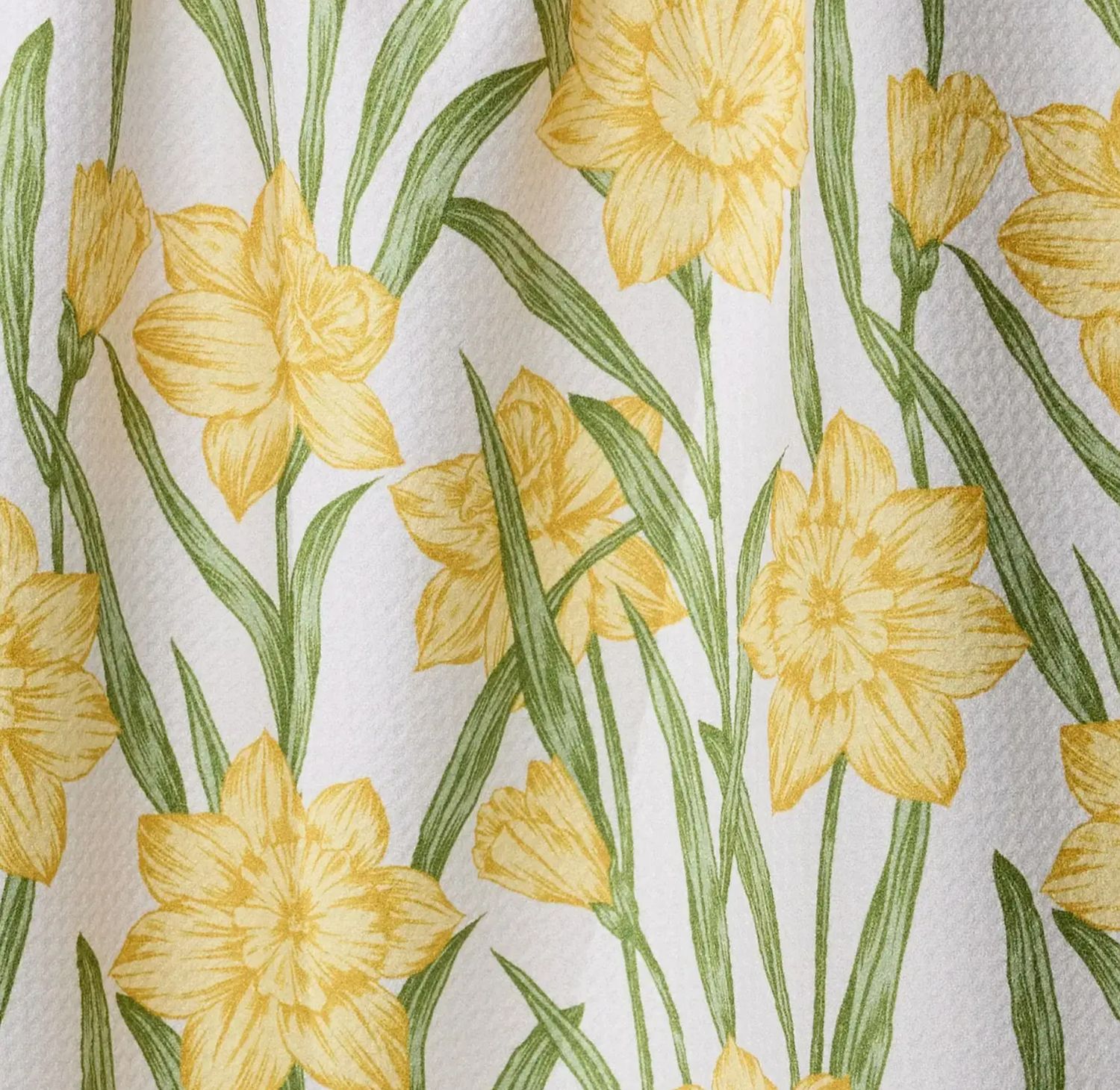 Geometry Daffodil Darling Tea Towel