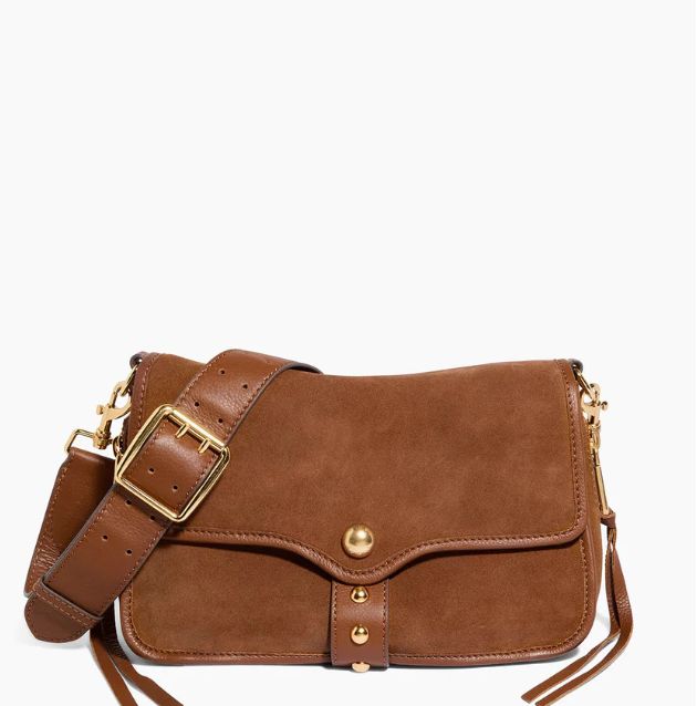Aimee Kestenberg Great Escape Crossbody Chestnut Suede