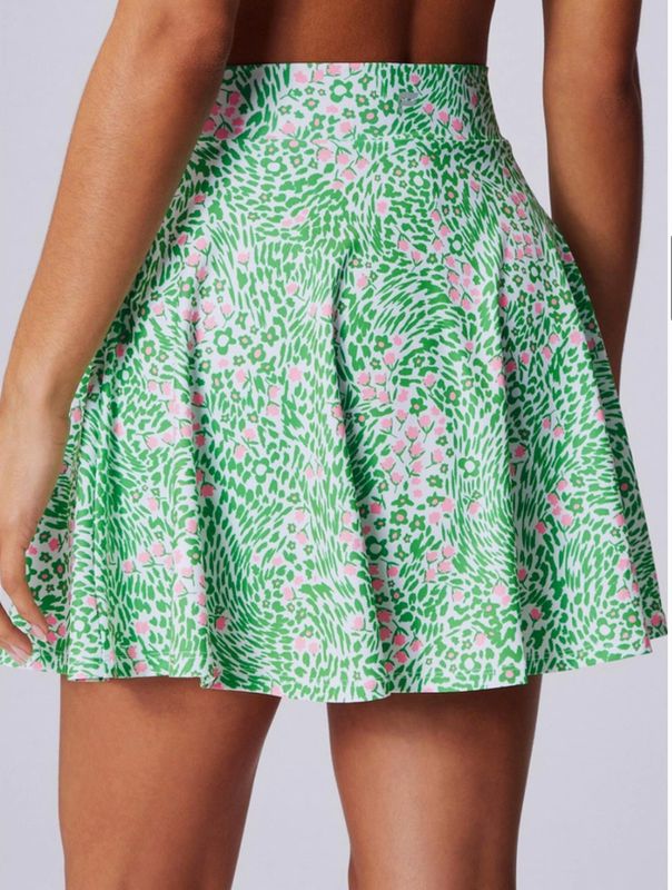 Floral Print Athletic Skort