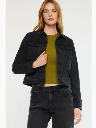 Drea Denim Jacket  (Dark Gray)