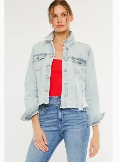 Drea Denim Jacket (Light Blue)