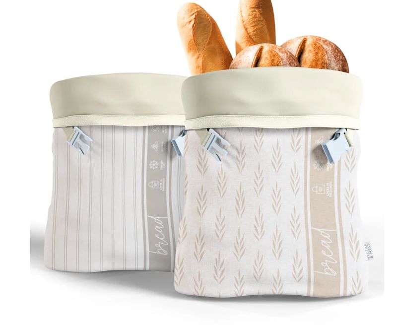 Nectar &amp; Nest  Reusable Beeswax Bread Bags