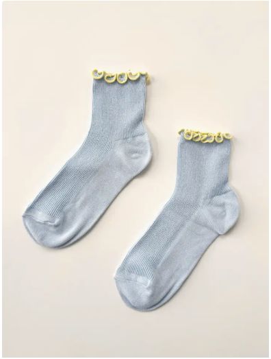 Le Bon Petite Ruffled Modal Socks
