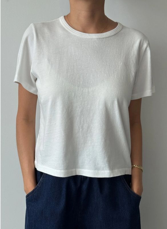 Le Bon The Little Boy Tee (Vintage White)