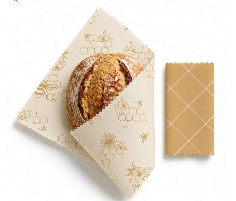 Nectar &amp; Nest Reusable Beeswax Bread Wraps XL