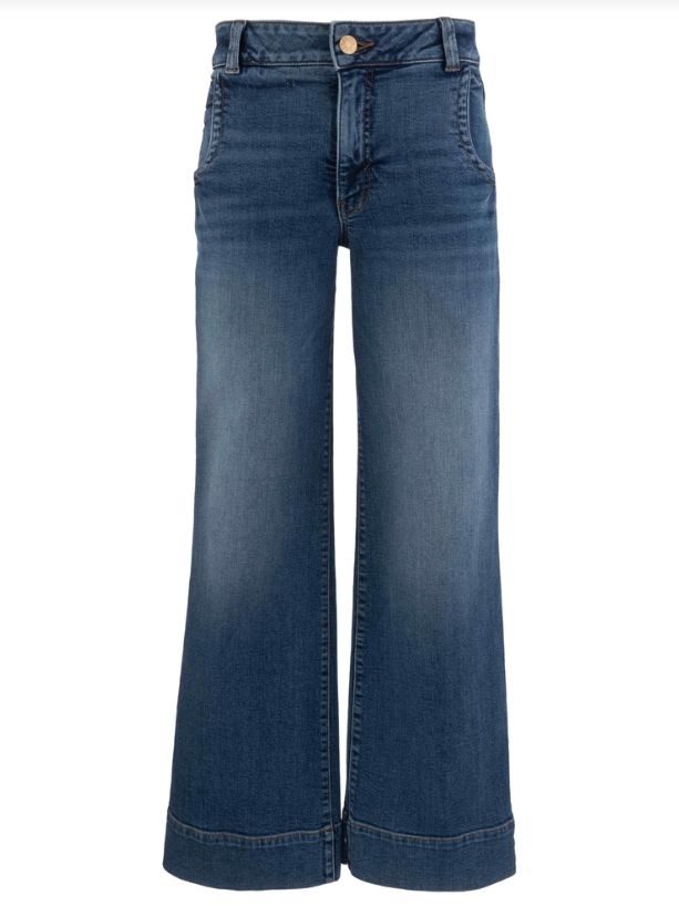 KUT from the Kloth Maya HR Wide Leg - Journey Wash