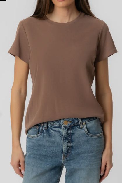 KUT from the Kloth Remington T-Shirt Latte