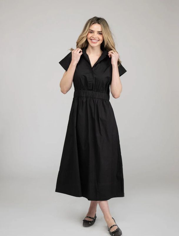 The Lisa Dress | Solid Black