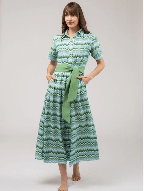 The Elle Maxi Dress | Green Wave