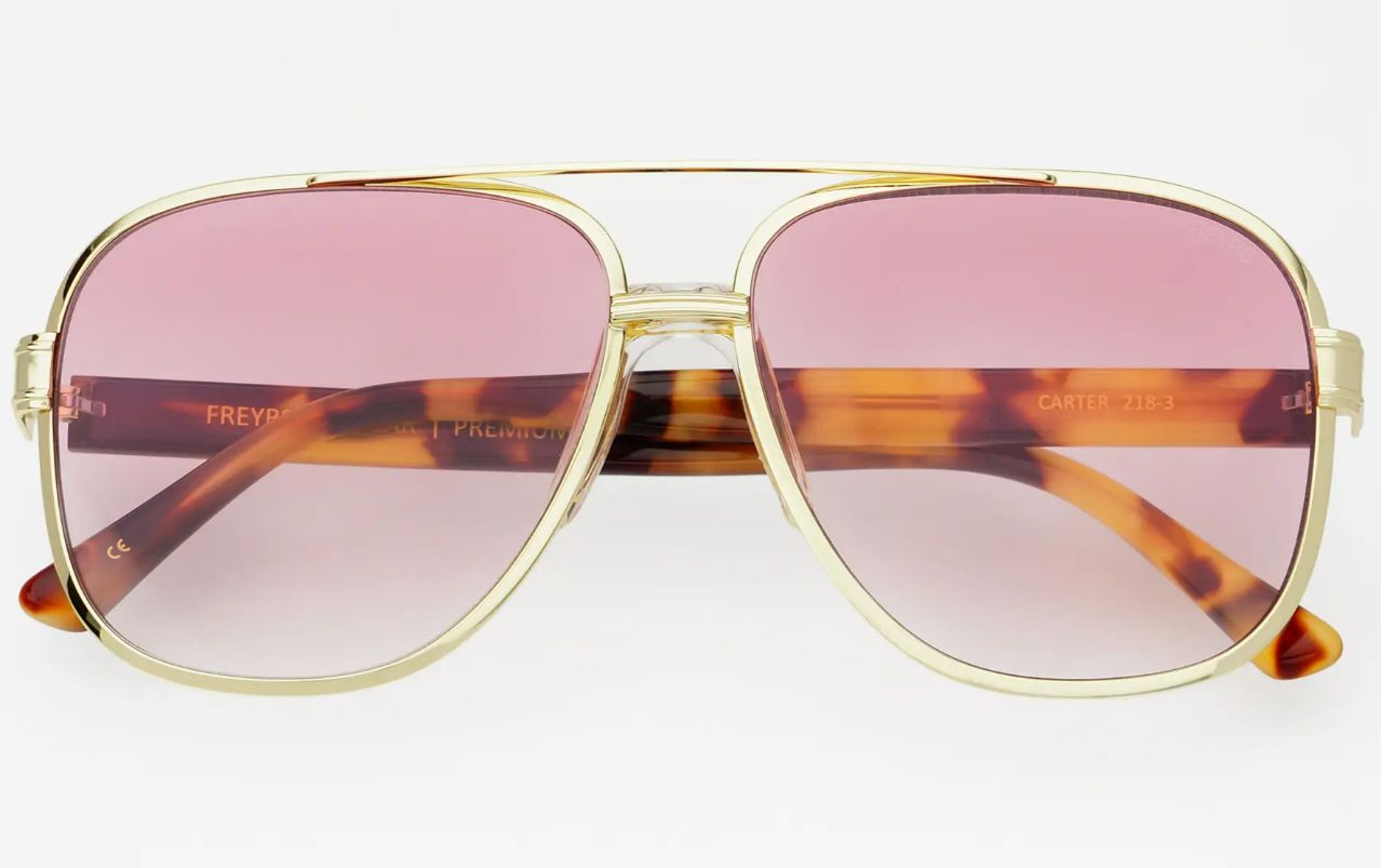 FREYRS Carter Aviator Sunglasses (Rose)
