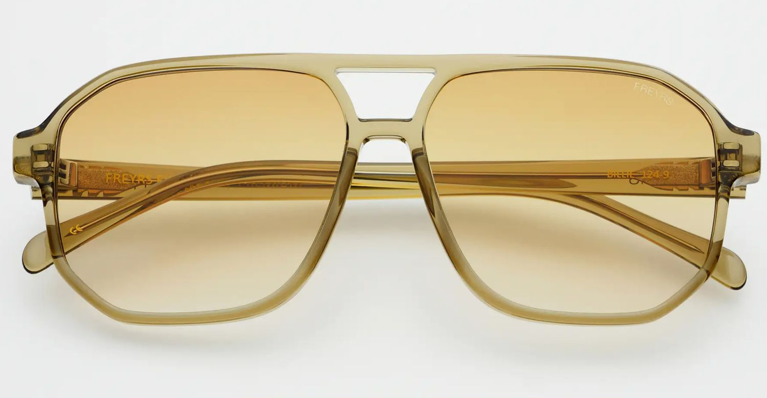 FREYRS Billie Aviator Sunglasses (Olive)