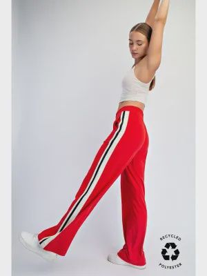 Side Stripe Straight Pant