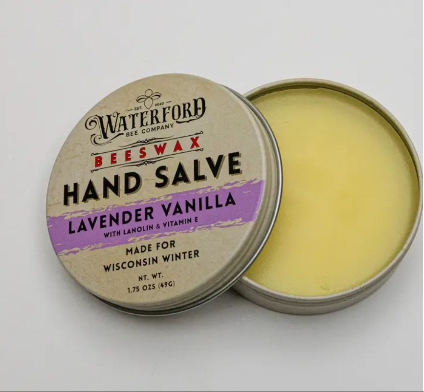 Wisconsin Bee Hand Salve 1.75 oz. Natural Beeswax and Olive Oil