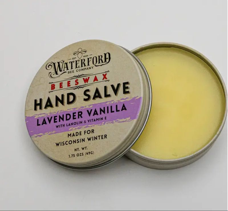 Wisconsin Bee Hand Salve 1.75 oz. Natural Beeswax and Olive Oil