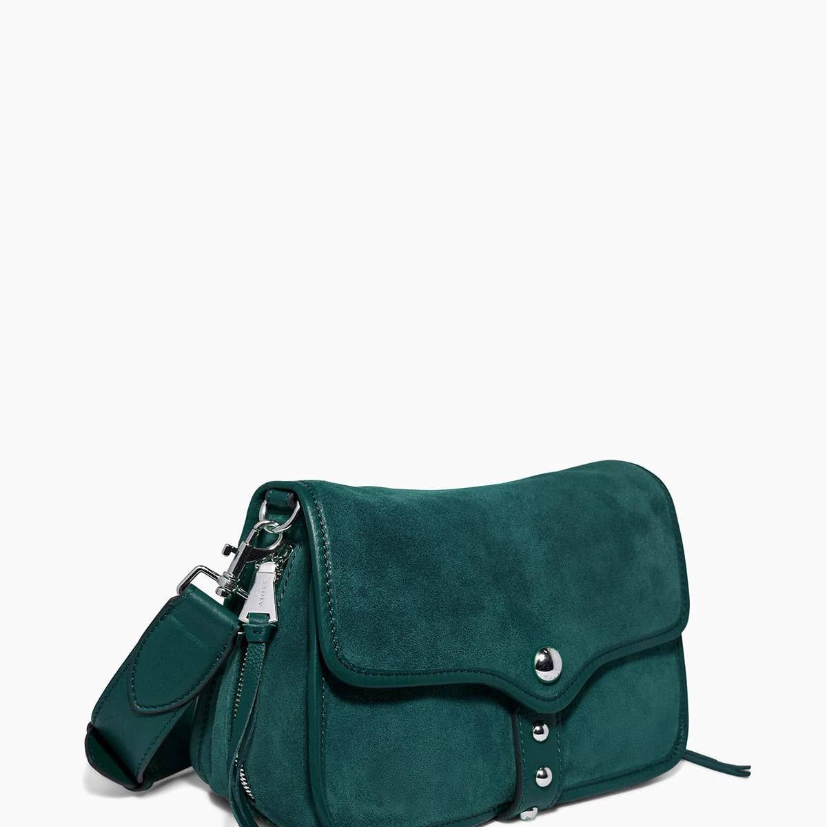 Aimee Kestenberg Great Escape Crossbody Deep Emerald Suede